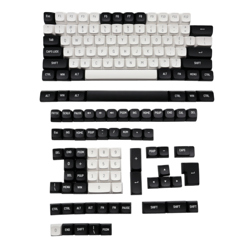 RD black and white caps